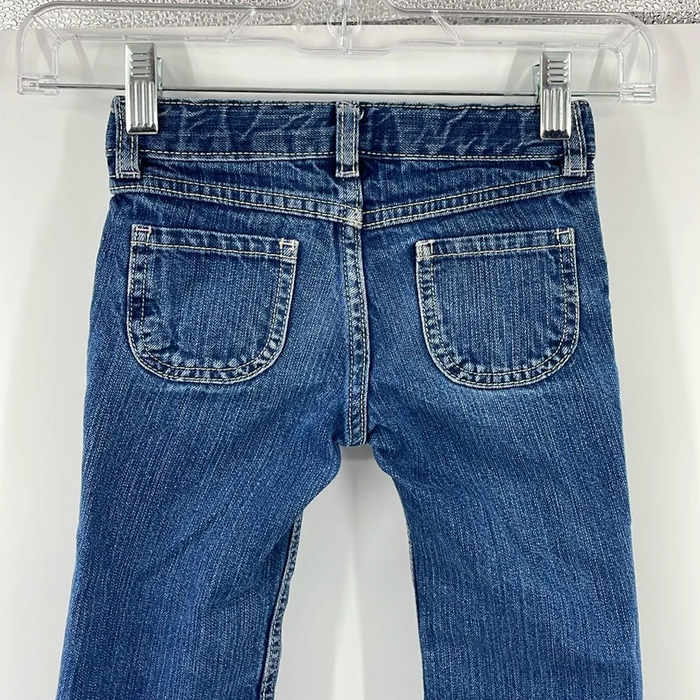 2013 Gymboree Bootcut Jeans w/ Bow Pockets Size 4